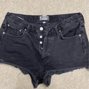 Black AGOLDE size 29 Parker Vintage  cutoff
